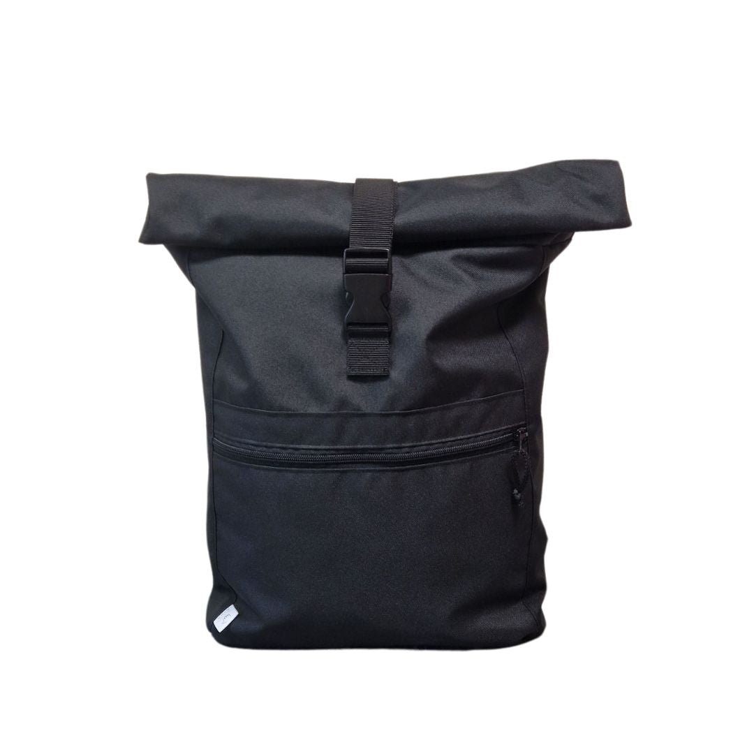 BLACK waterproof backpack with a SECRET