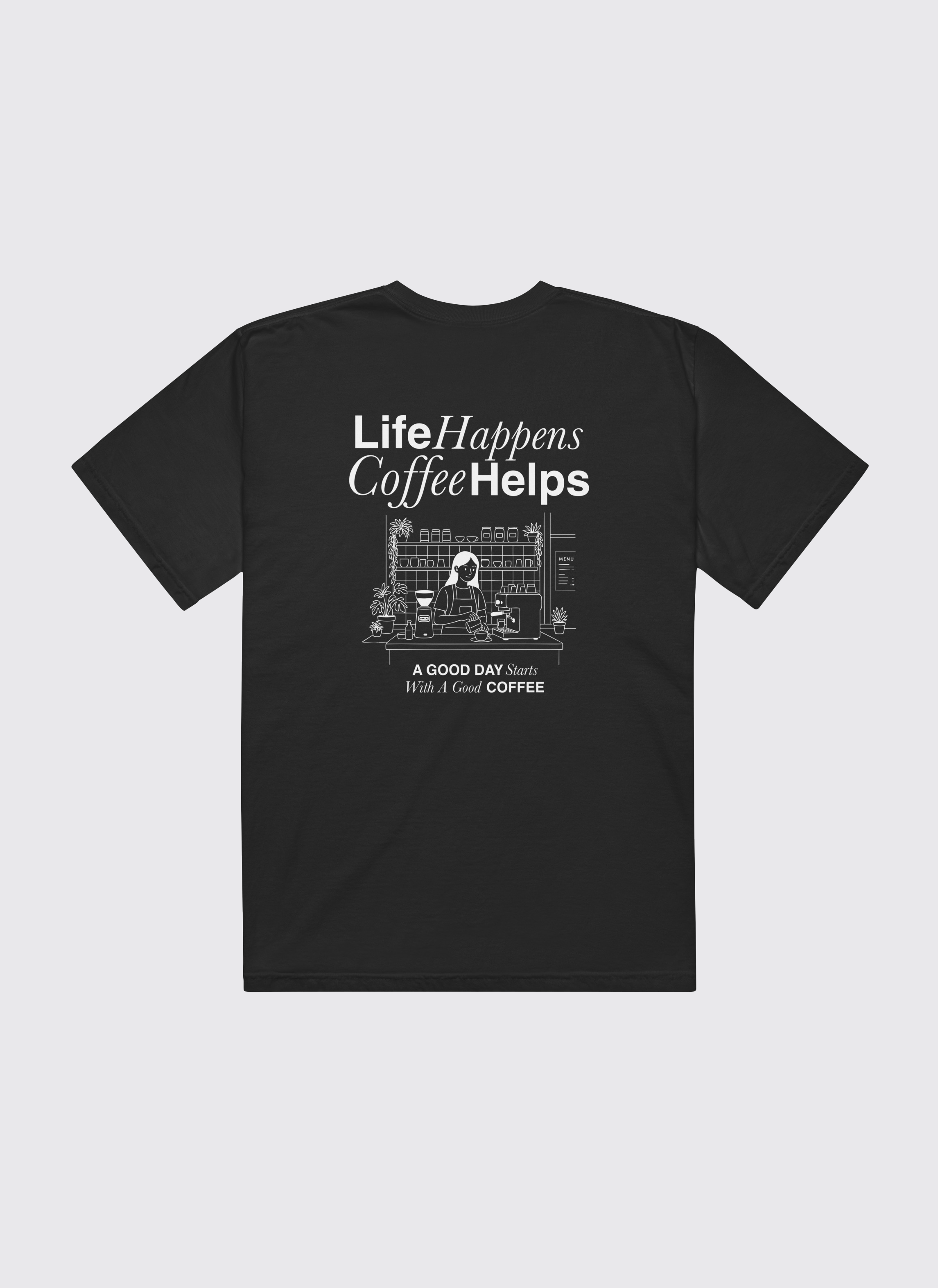 Unisex garment-dyed heavyweight t-shirt